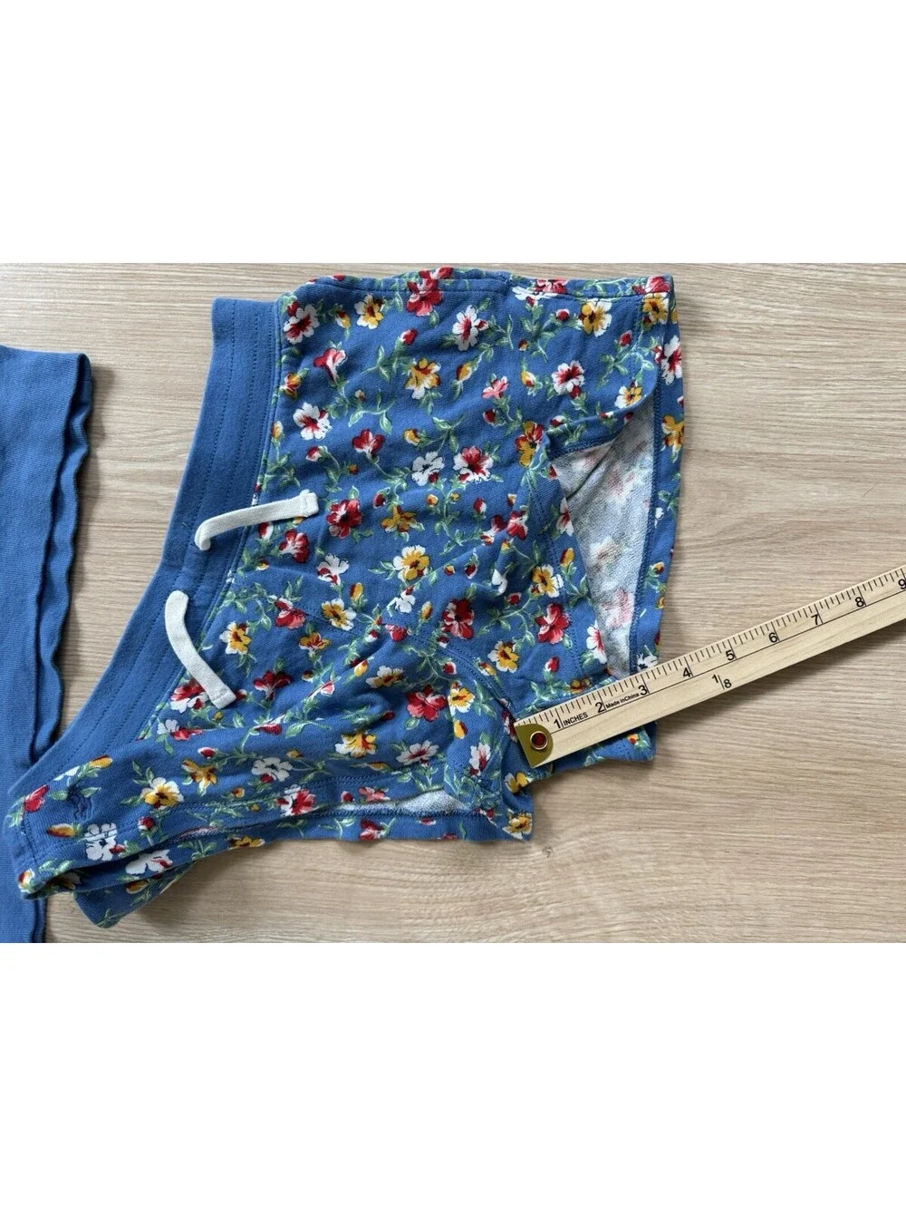 POLO RALPH LAUREN Girl's L (12/14) Floral Spa Terry Hoodie + Matching Shorts